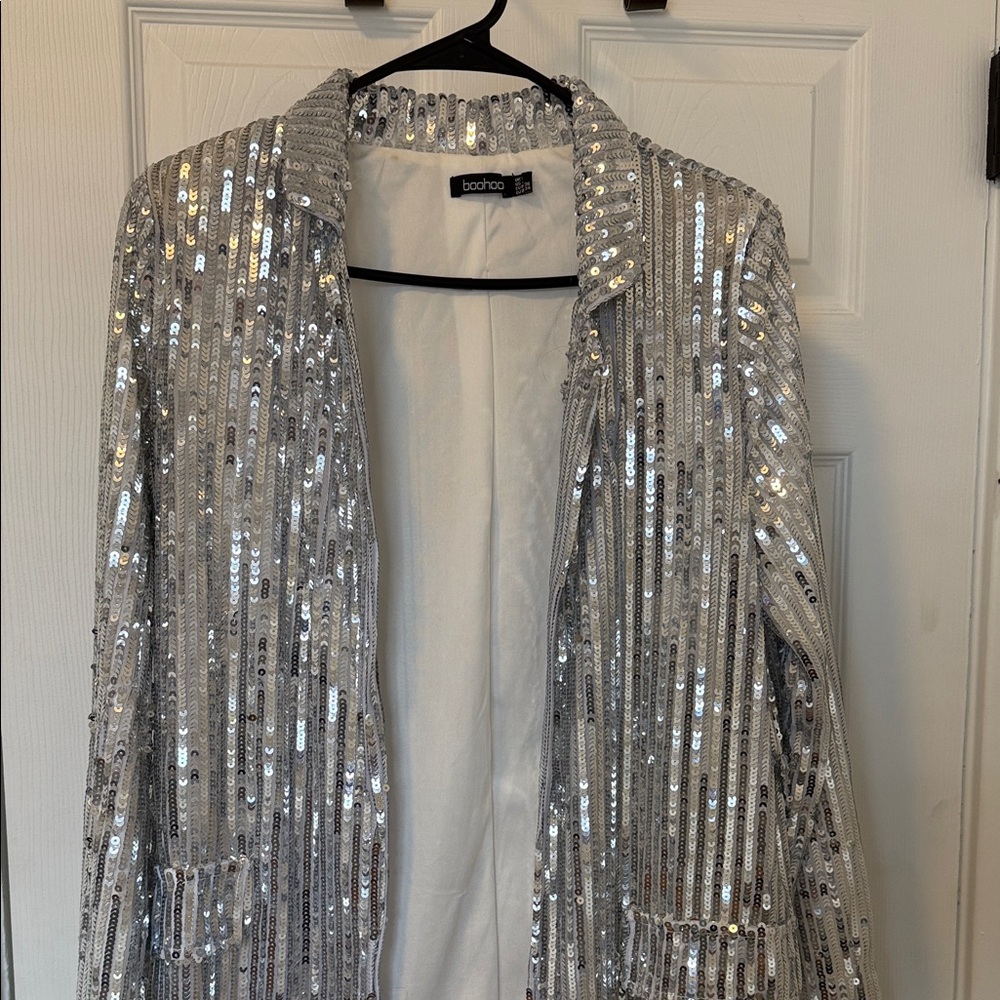 Sequin Blazer & Pants Set - Picture 3 of 5